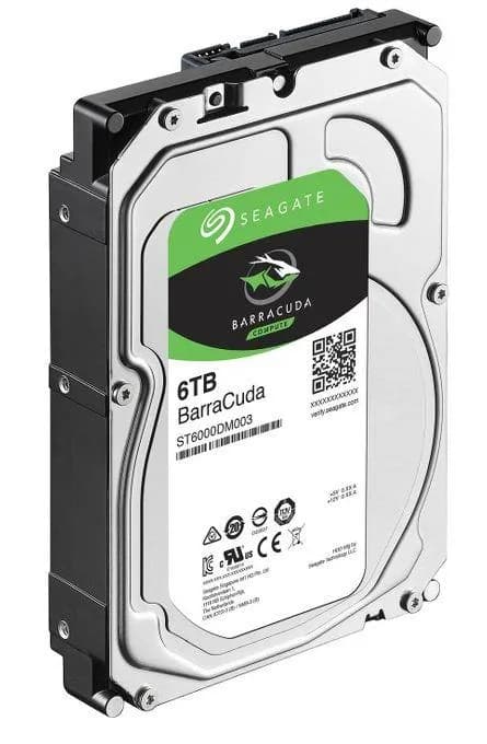 Seagate BarraCuda 6TB 3.5" SATA Internal Hard Drive