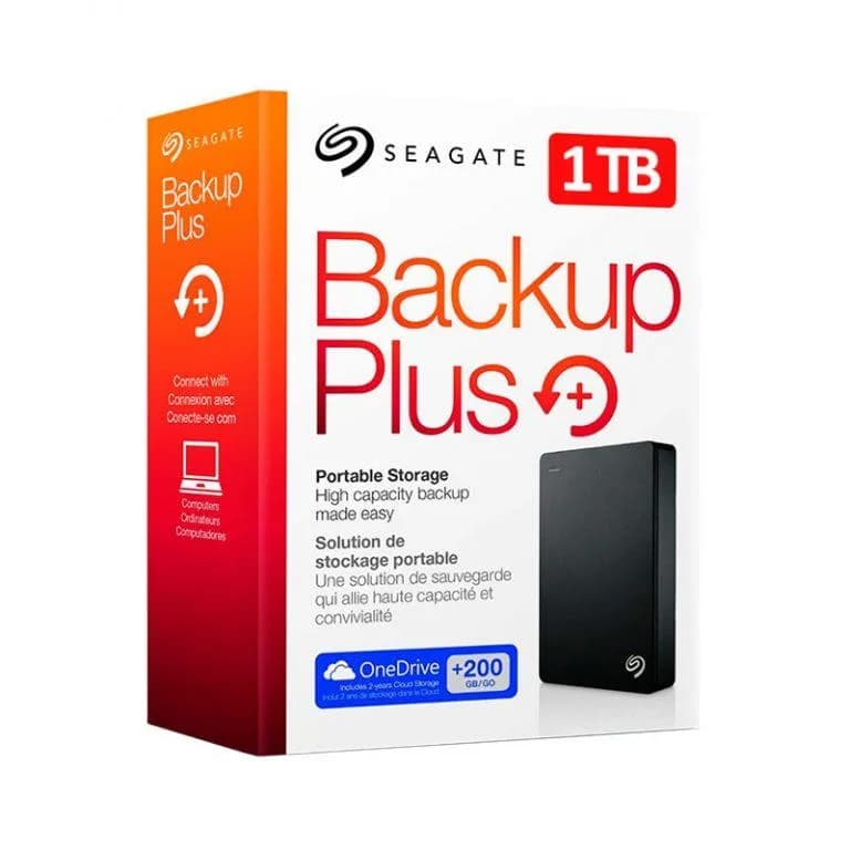 Seagate Backup Plus Portable 1TB External Hard Drive