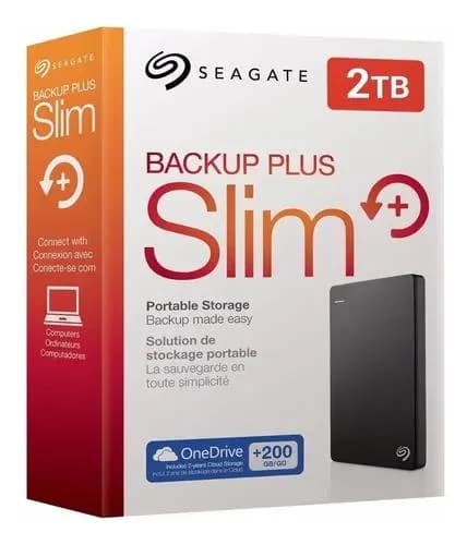 Seagate Backup Plus Portable 2TB External Hard Drive