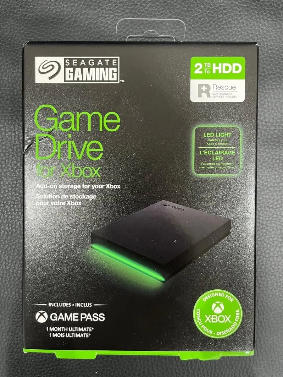 Seagate Game Drive for Xbox 2TB External Hard Drive