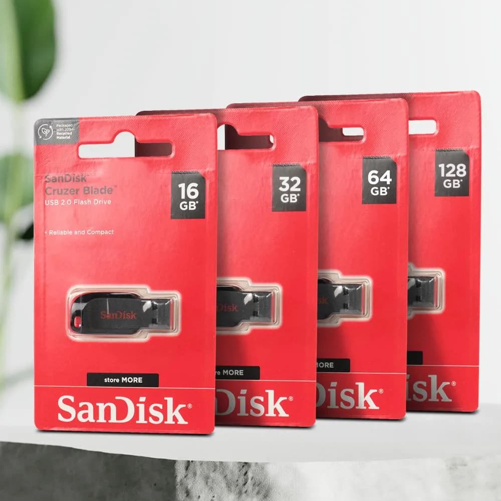 SanDisk Cruzer Blade 8/16/32/64/128GB