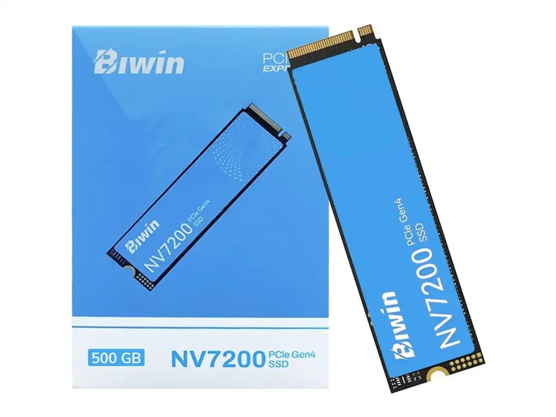 BIWIN NV7200 500GB PCIe Gen4 x4 NVMe M.2 2280 SSD