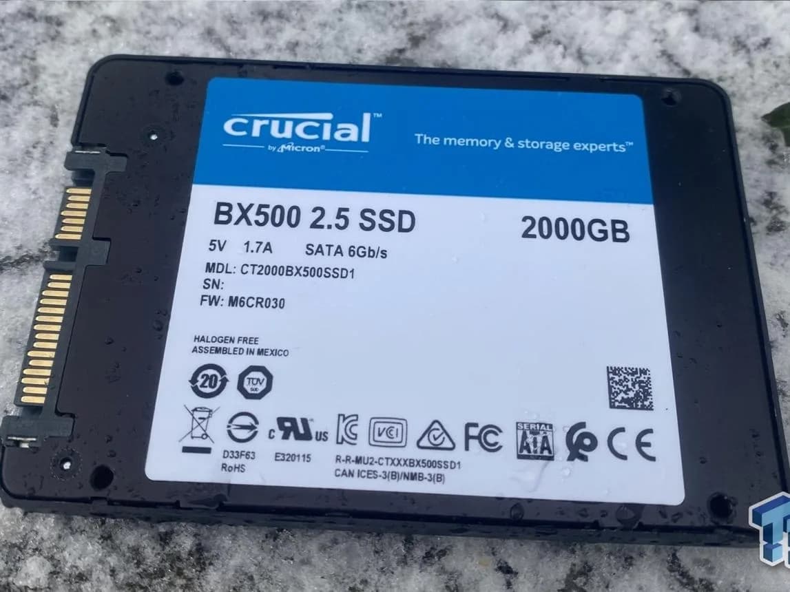 Crucial BX500 2TB 2.5" SATA III Internal SSD