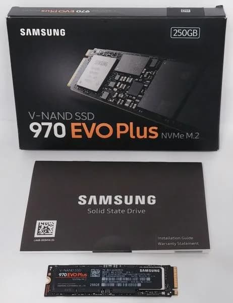 Samsung 970 EVO Plus 250GB PCIe 3.0 x4 NVMe M.2 SSD