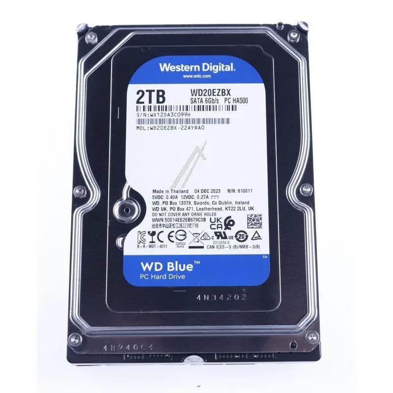 Western Digital WD Blue 2TB 3.5" SATA Internal Hard Drive