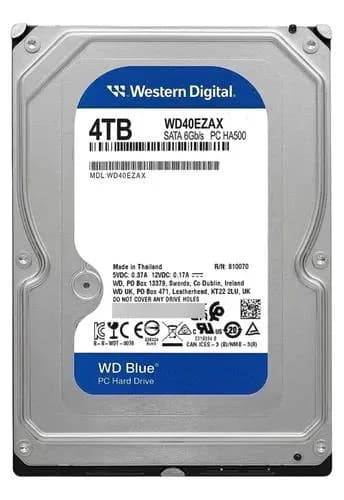 Western Digital WD Blue 4TB 3.5" SATA Internal Hard Drive