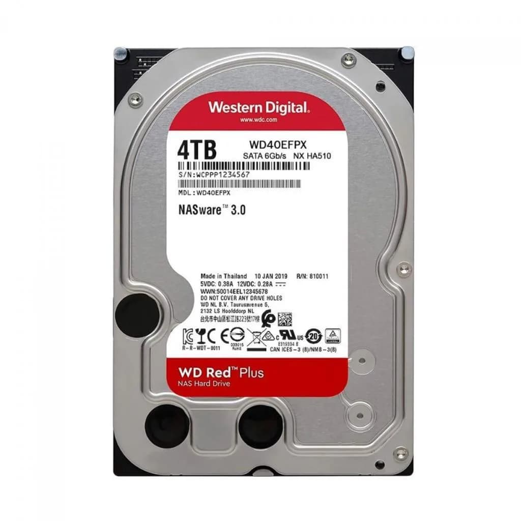 Western Digital WD Red Plus 4TB 3.5" SATA NAS Internal Hard Drive