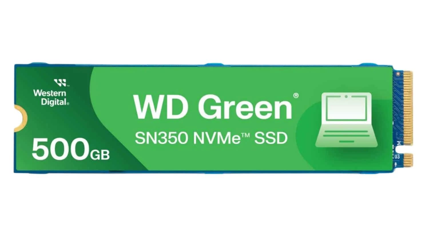 Western Digital WD Green SN350 500GB M.2 NVMe PCIe Gen3 x4 SSD