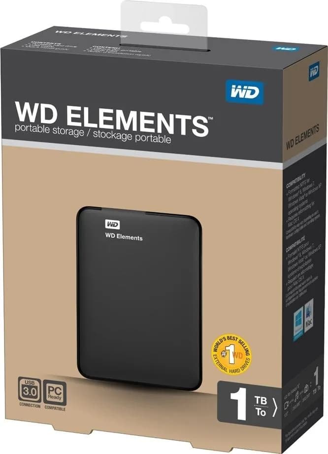 WD Elements Portable 1TB