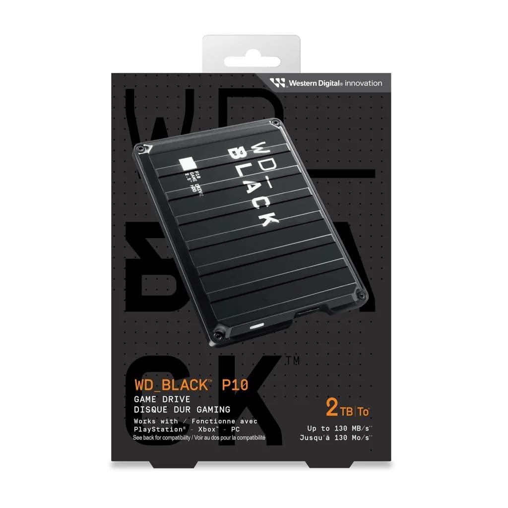 WD_BLACK P10 Game Drive 2TB External HDD
