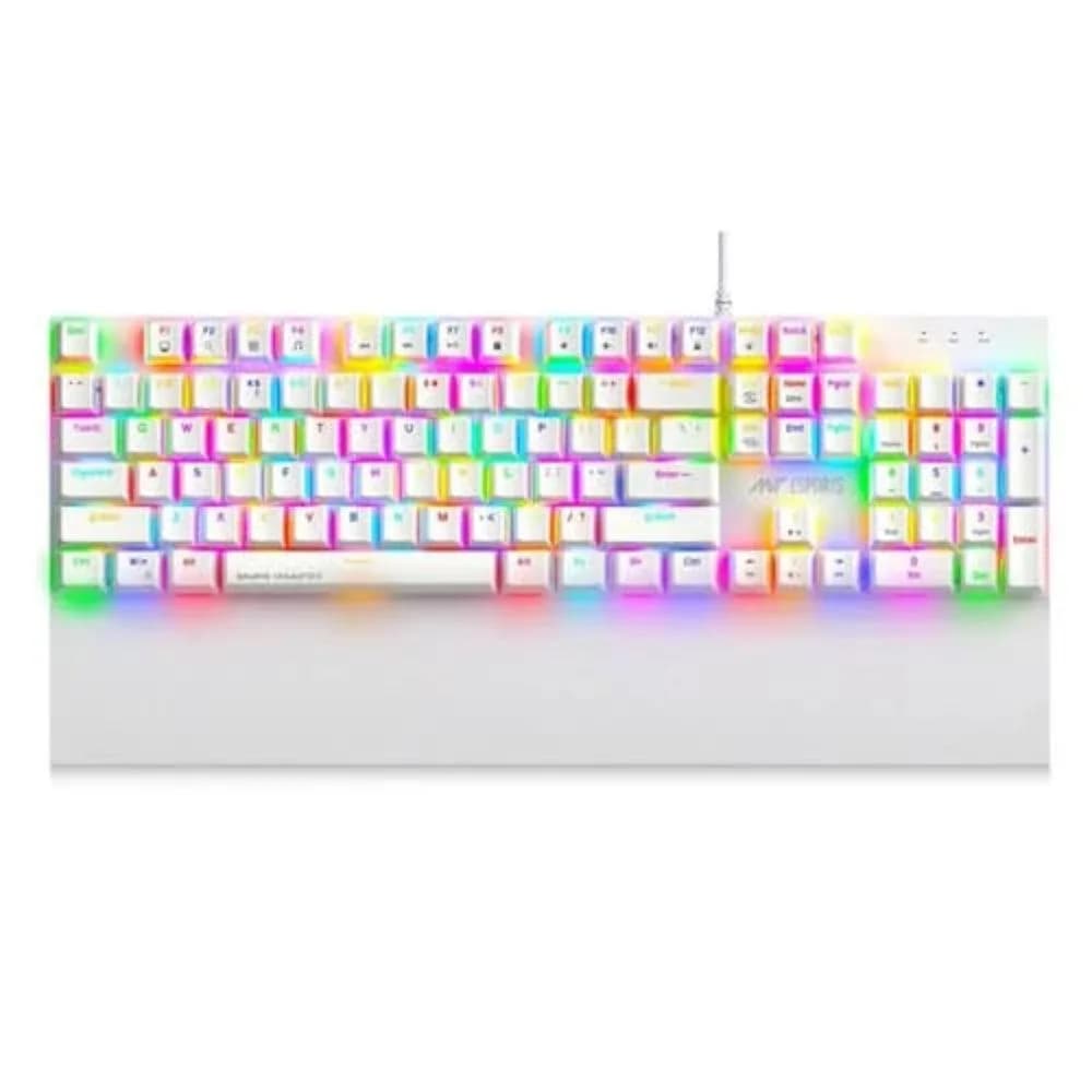 Ant Esports MK4100 RGB Mechanical Wired Gaming Keyboard White