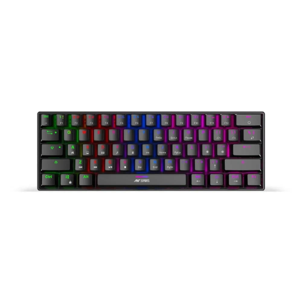 Ant Esports MK1300 Mini Wired Mechanical Gaming Keyboard Blue Switches