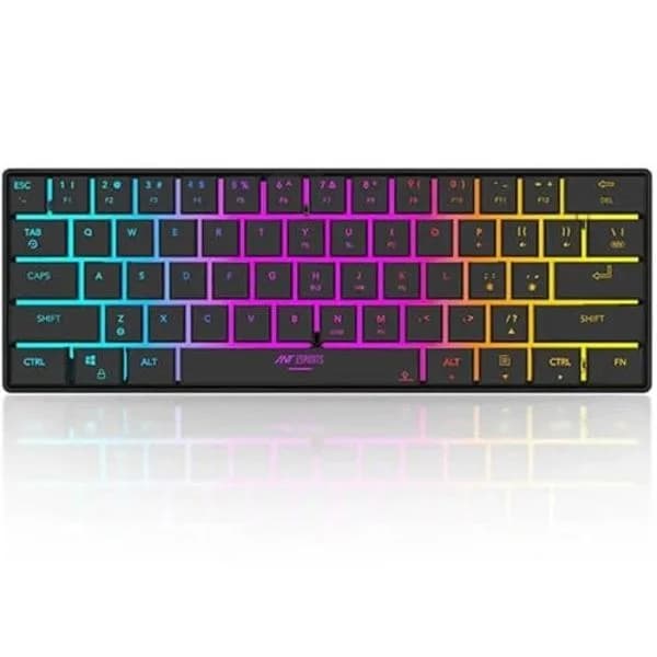 Ant Esports MK1500 Mini Retro Wireless Gaming Keyboard Black