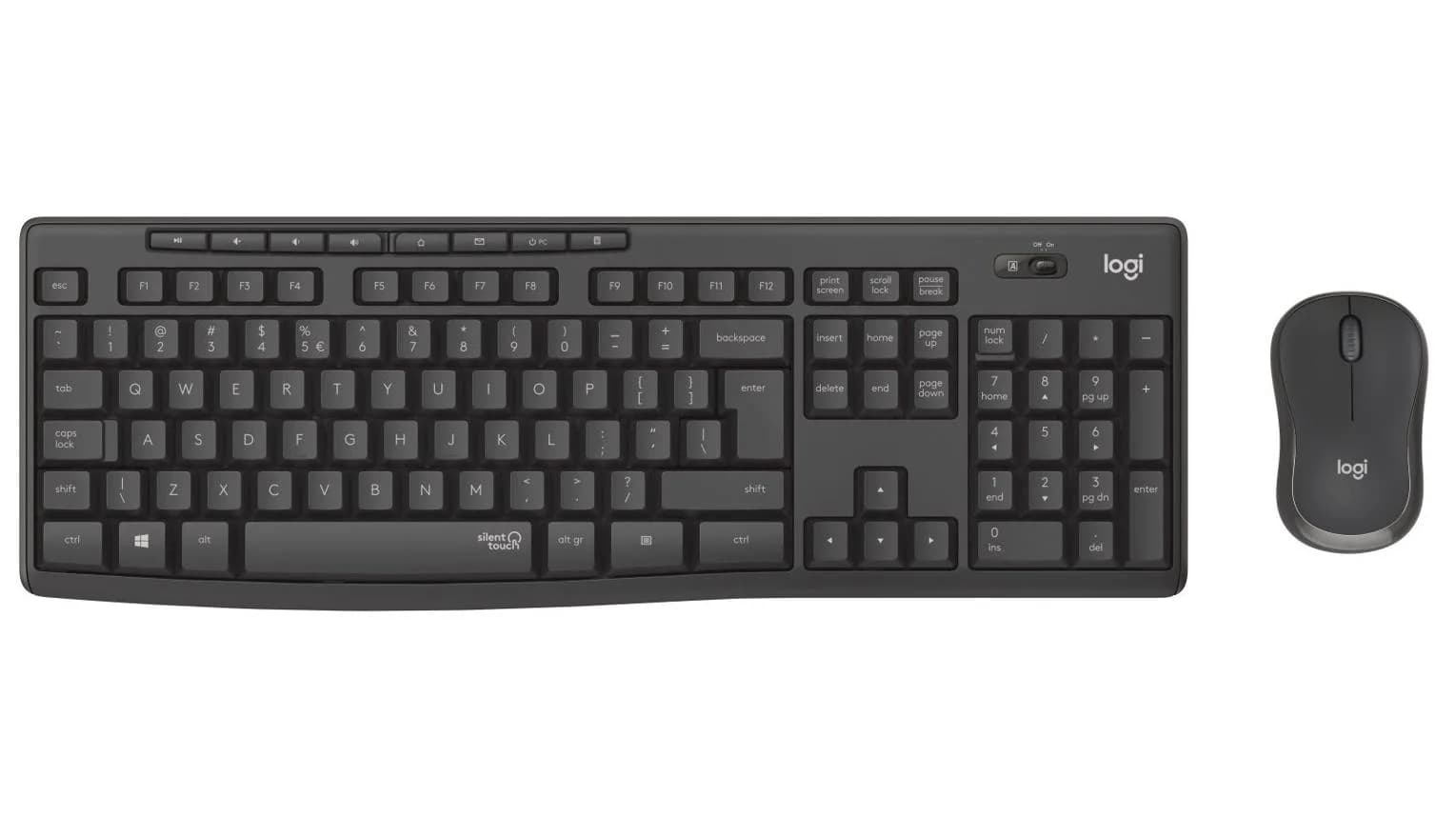 Logitech MK295 Silent Wireless Keyboard and Mouse Combo